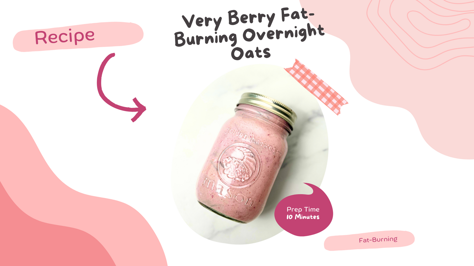 Very Berry Fat-Burning Overnight Oats Recipe - LEMONKIND