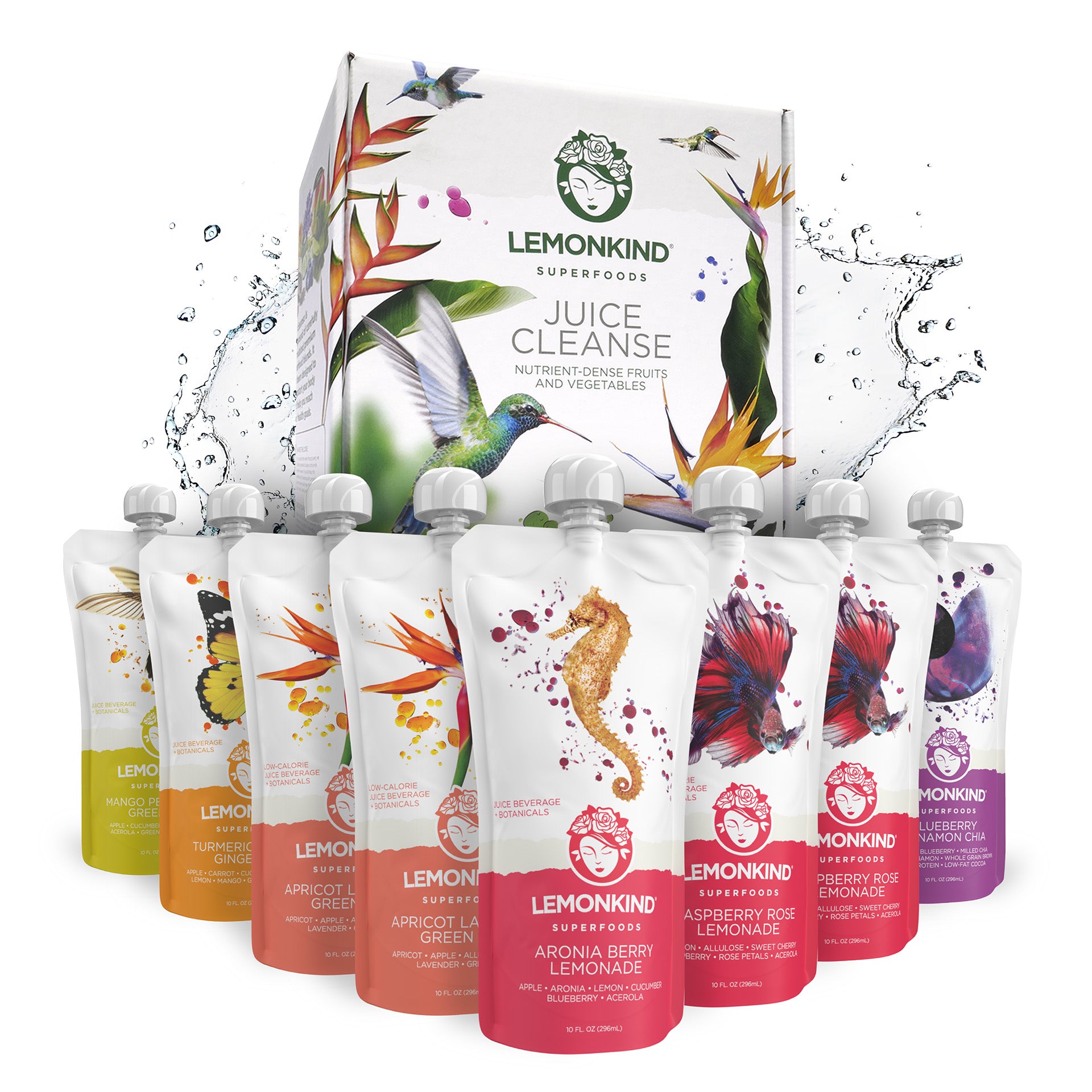 Low Cal Juice Cleanses by Lemonkind - Only 650/cal per day