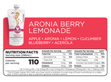 Lemonkind nutrient-rich and delicious Aronia Berry Lemonade. Only 110 calories per serving