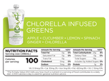 Lemonkind nutrient-rich Chlorella Infused Greens Beverage. Only 100 calories per serving