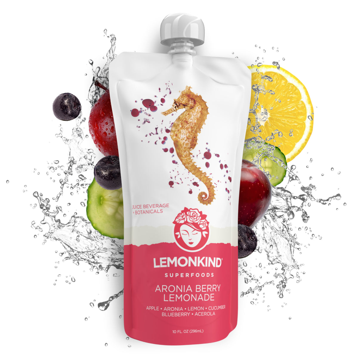 Aronia Berry Lemonade Antioxidant Juice – Vitality &amp; Immune Support (12 Pack)