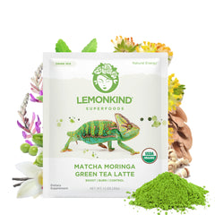 FAT-BURN Matcha Moringa Latte - Superblend with Rice Milk & Pea Protein (10 Pack)